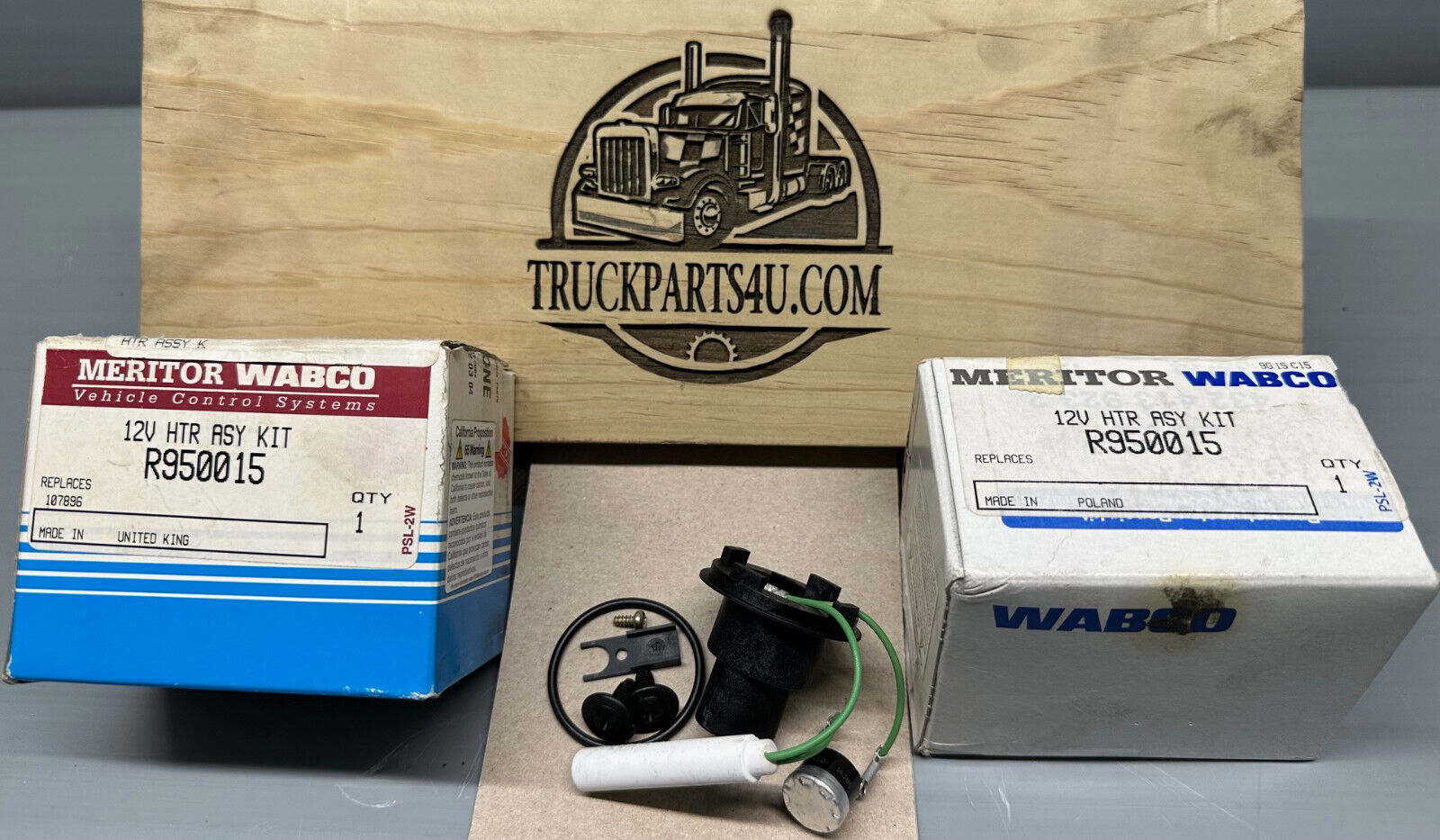R950015 Meritor / WABCO Air Dryer Repair Kit – 12V Heater – OEM# 4324139232